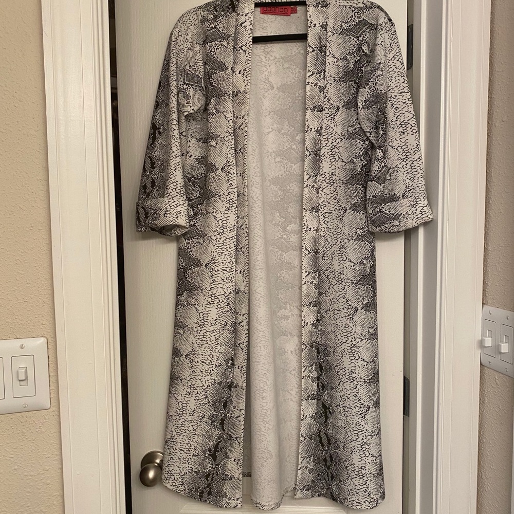 Snake Print Duster